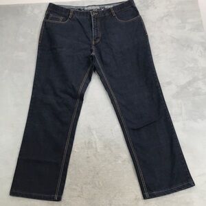 Enzo Denim Dark Wash Men's Straight Leg Jeans Size 38